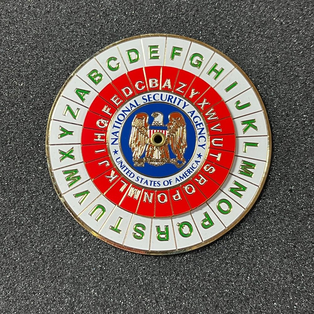 National Security Agency Cypher Disk